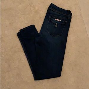 Hudson dark wash denim